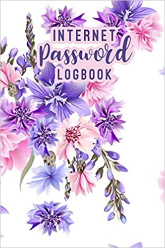indir Internet Password Logbook: Password Notebook Alphabet Tabs Organizer, Beautiful Floral cover