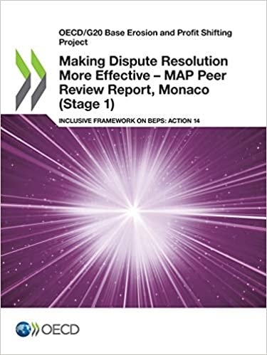 Making Dispute Resolution More Effective - MAP Peer Review Report, Monaco (Stage 1) (OECD/G20 base erosion and profit shifting project)