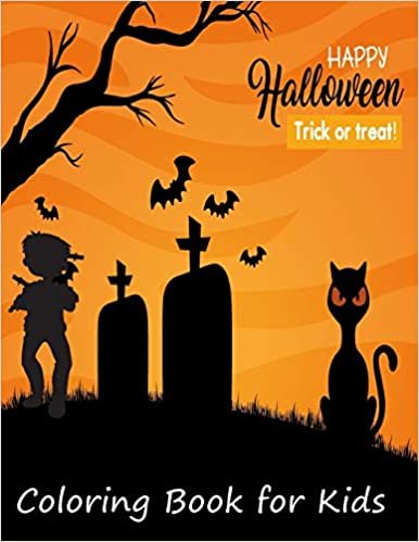 indir Happy Halloween Trick or Treat! Coloring Book for Kids: A huge collection of Coloring Pages with funny Spooky and Scary characters such as Mummy, Dracula, Owl, Boo, Skeleton and many more.