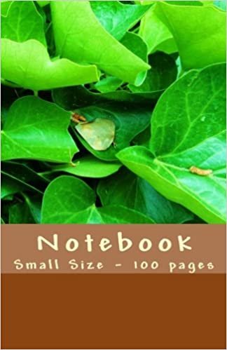 Notebook - Small Size - 100 pages: Original Design Nature 18