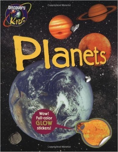 Planets, Glow-In-The-Dark Sticker Book with Sticker