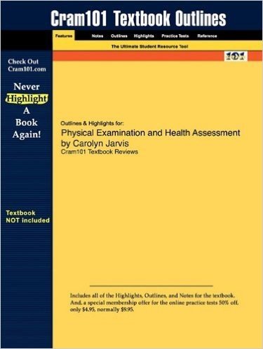 Studyguide for Physical Examination & Health Assessment by Jarvis, Carolyn, ISBN 9781416056188
