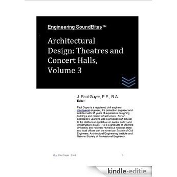 Architectural Design: Theatres and Concert Halls, Volume 3 (Engineering SoundBites) (English Edition) [Kindle-editie]