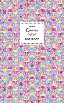 indir Cupcake Notebook - Ruled Pages - 5x8 - Premium: (Pink Edition) Fun notebook 96 ruled/lined pages (5x8 inches / 12.7x20.3cm / Junior Legal Pad / Nearly A5)
