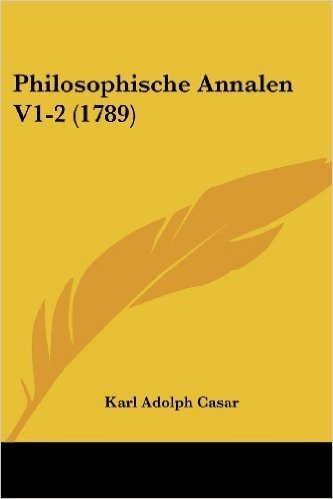 Philosophische Annalen V1-2 (1789)