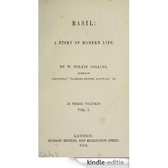 Basil: A Story of Modern Life (1852) (English Edition) [Kindle-editie]