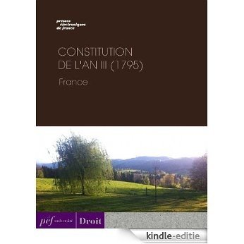 Constitution de l'an III (1795) [Kindle-editie]