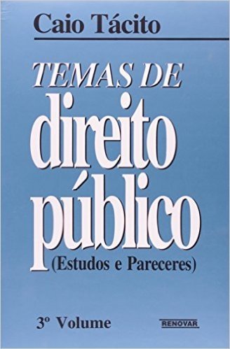 Temas De Direito Publico - Volume 3