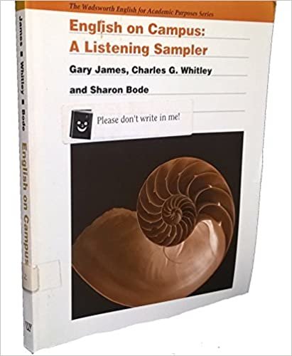 indir English on Campus: A Listening Sampler (The Wadsworth English for Academic Purposes Series)