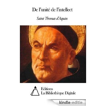 De l'unité de l'intellect (French Edition) [Kindle-editie]