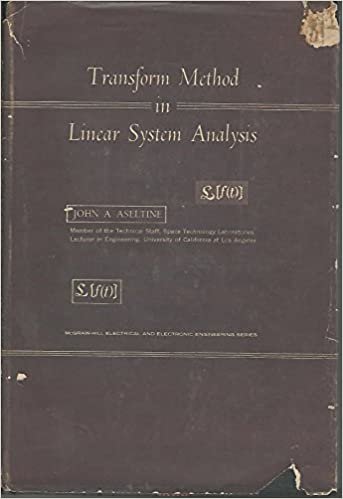 Transform Method in Linear System Analysis (Electrical & Electronic Engineering S.) indir