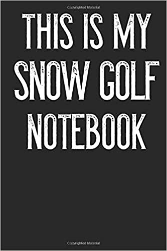 indir This Is My Snow Golf Notebook