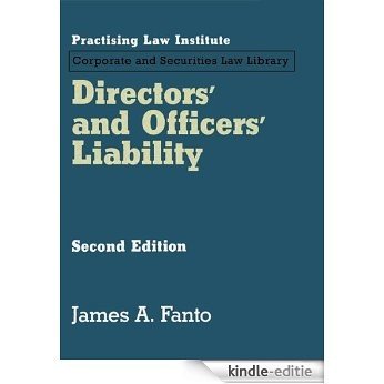 Directors' and Officers' Liability (November 2015 Edition) [Kindle-editie]