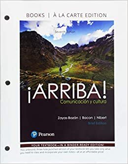 indir ¡arriba!: Comunicación Y Cultura Brief, Books a la Carte Edition, Plus Mylab Spanish -- Access Card Package