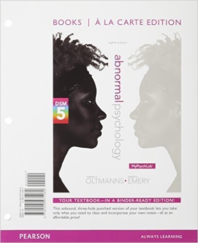 Abnormal Psychology, Books a la Carte Edition, Plus New Mypsychlab with Pearson Etext -- Access Card Package