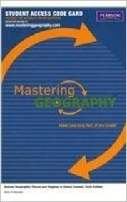 Masteringgeography -- Standalone Access Card -- For Human Geography: Places and Regions in Global Context