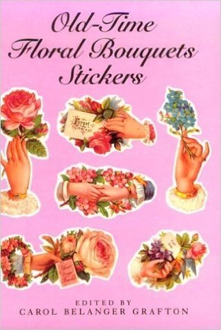 Old-Time Floral Bouquets Stickers