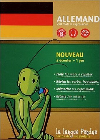 Cartes de vocabulaire allemand-français partie B : 220 mots et expressions