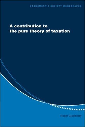 A Contribution to the Pure Theory of Taxation