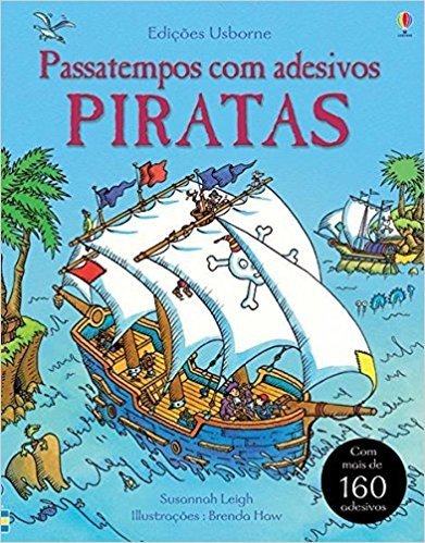 Piratas passatempos com Adesivos