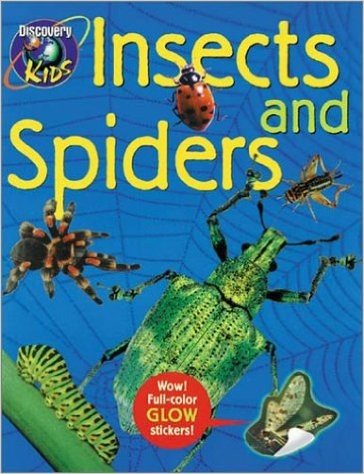 Insects and Spiders, Glow-In-The-Dark Sticker Book with Sticker