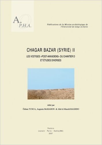 Chagar Bazar (Syrie) II: Les Vestiges Post-Akkadiens Du Chantier D Et Etudes Diverses