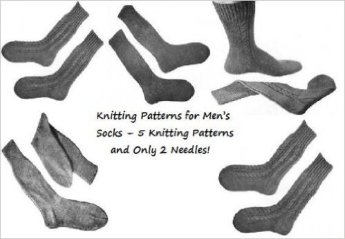Padrões de confecção de malhas para homens meias - apenas 2 agulhas e 4 padrões de tricô!