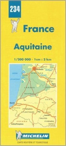 France Regional Aquitaine-Michelin Map #234