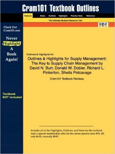 Outlines & Highlights for Supply Management: The Key to Supply Chain Management by David N. Burt, Donald W. Dobler, Richard L. Pinkerton, Sheila Petca