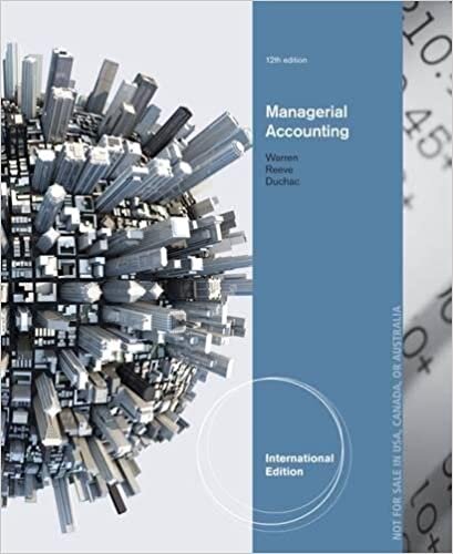 indir Managerial Accounting, International Edition