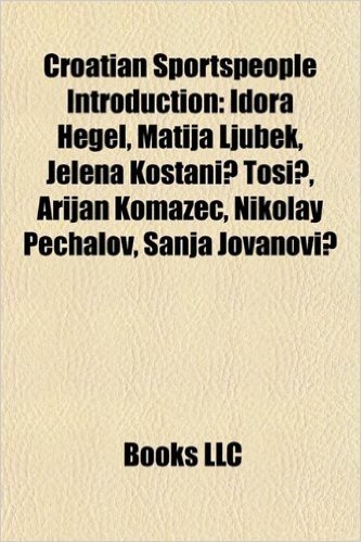 Croatian Sportspeople Introduction: Goran Reljic, Matea Mezak, Nata a Osmokrovi, Sabrina Gole, Matija Ljubek, Nika O Egovi, Vera Begi