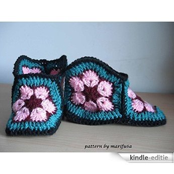 crochet handmade slippers pattern pdf nr 39: crochet handmade slippers pattern pdf nr 39 (English Edition) [Kindle-editie]