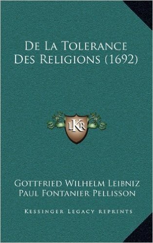 de La Tolerance Des Religions (1692)