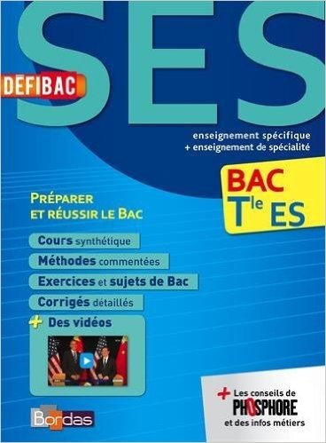 DéfiBac Cours/Méthodes/Exos SES Terminale ES