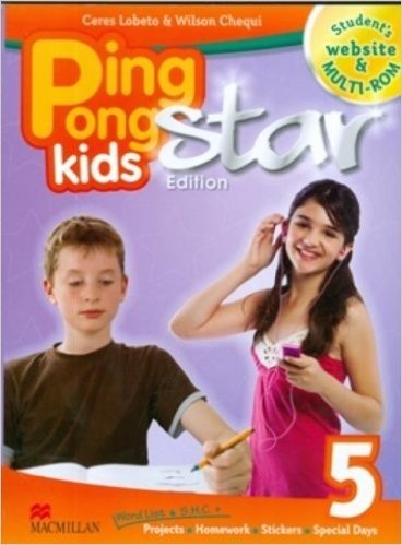 Ping Pong Kids Star 5. Students Book (+ Multi-ROM And Website Code)