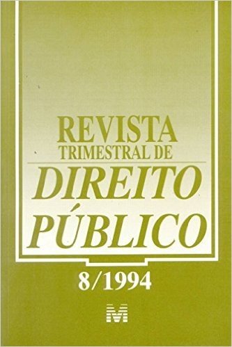 Revista Trimestral De Direito Publico N. 08