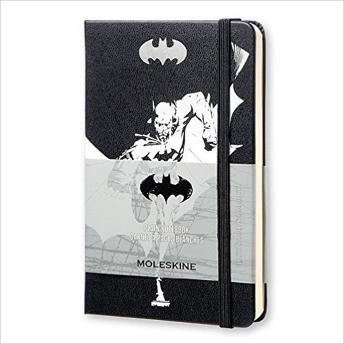 Moleskine Batman Limited Edition Notebook, Pocket, Plain, Black, Hard Cover (3.5 X 5.5)