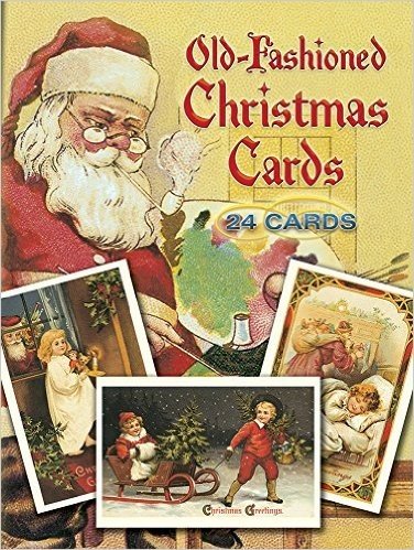 Old-Fashioned Christmas Cards: 24 Cards
