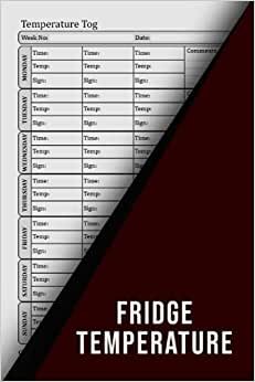 indir Fridge Temperature Log Book: Perfect for Restaurants, Cuisine Outlets, Home and more | Record More than 2 years of Data | A5 Size 15.24 x 22.86 cm