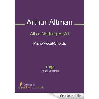 All or Nothing At All [Kindle-editie]