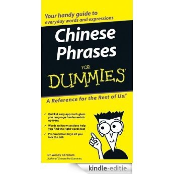 Chinese Phrases For Dummies [Kindle-editie]