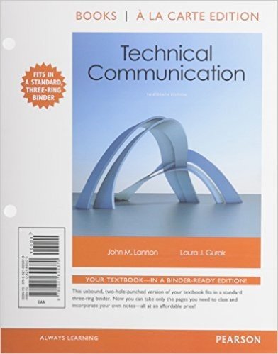 Technical Communication, Books a la Carte Plus New Mywritinglab with Etext -- Access Card Package