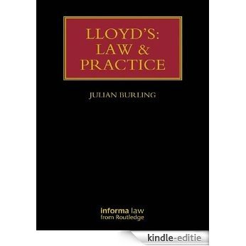 Lloyd's: Law and Practice (Lloyd's Insurance Law Library) [Kindle-editie]