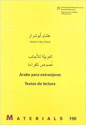 indir Árabe para extranjeros : textos de lectura (Materials, Band 190)