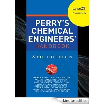 PERRYS CHEMICAL ENGINEERS HANDBOOK 8/E SECTION 23 PROCESS SAFETY [Kindle-editie] beoordelingen