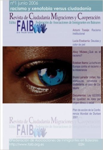 Revista de Ciudadanía Migraciones y Cooperación Nº1: Racismo Versus Ciudadanía