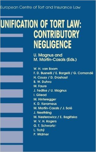 Unification of Tort Law: Contributory Negligence