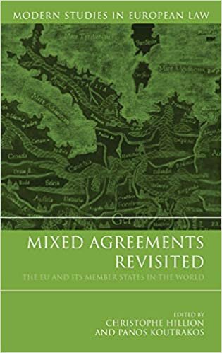 indir Mixed Agreements Revisited: The EU and its Member States in the World (Modern Studies in European Law)