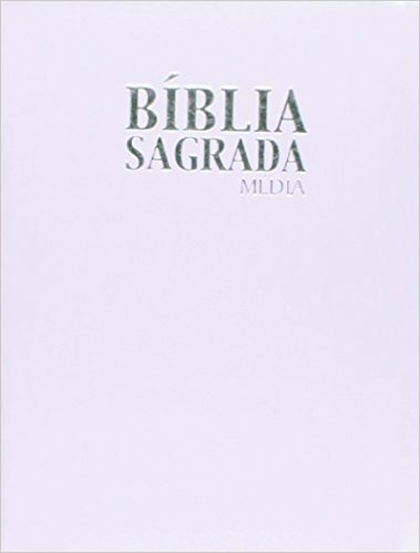 Bíblia Sagrada Media - Capa Luxo Branca