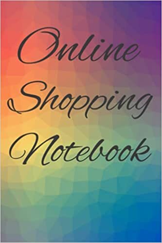 indir Online Shopping Tracker Notebook: 100 Page Shopping Tracker 6x9 Notebook